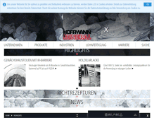 Tablet Screenshot of hoffmann-mineral.de