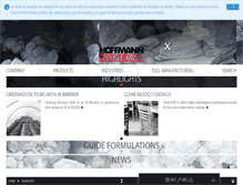 Tablet Screenshot of hoffmann-mineral.com